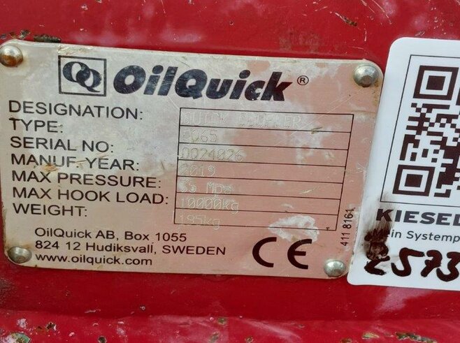 OilQuick Vollhydr. Schnellwechsler OQ65