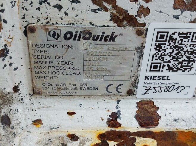 OilQuick Vollhydr.Schnellwechsler OQ70-55