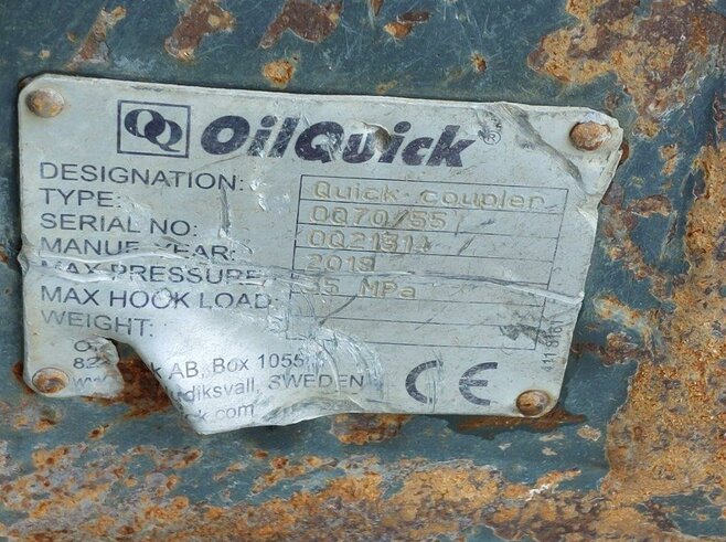 OilQuick Vollhydr. Schnellwechsler OQ70-55