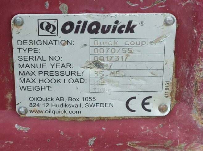 OilQuick Vollhydr. Schnellwechsler OQ70-55