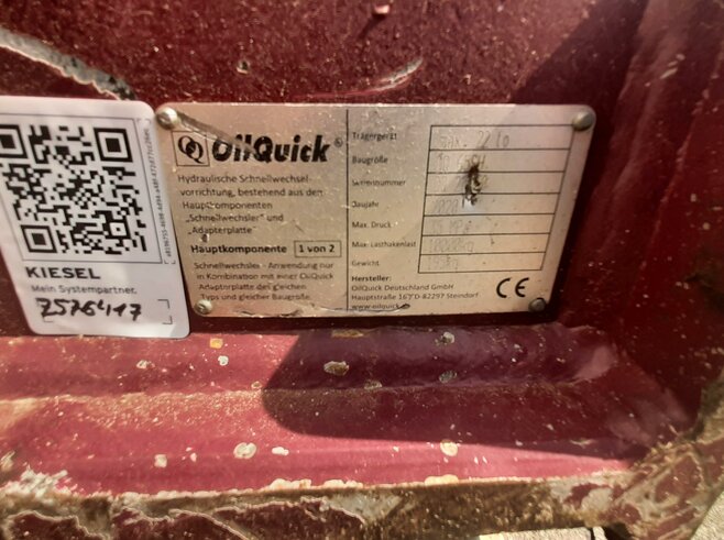 OilQuick Vollhydr. Schnellwechsler OQ65