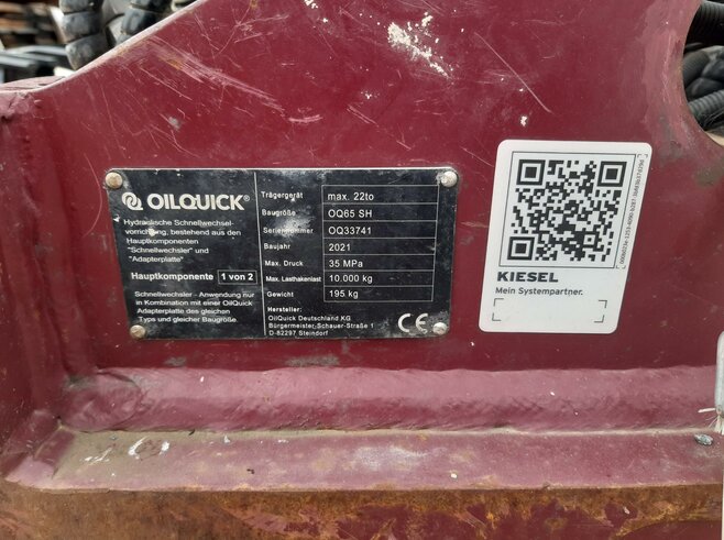 OilQuick Vollhydr. Schnellwechsler OQ65