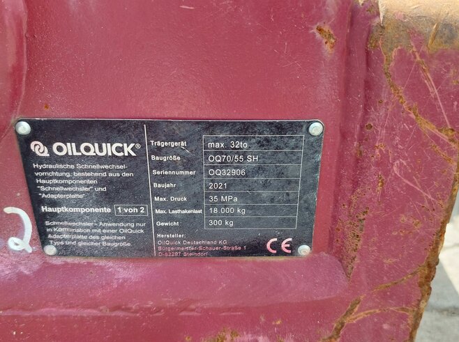 OilQuick Vollhydr. Schnellwechsler OQ70-55