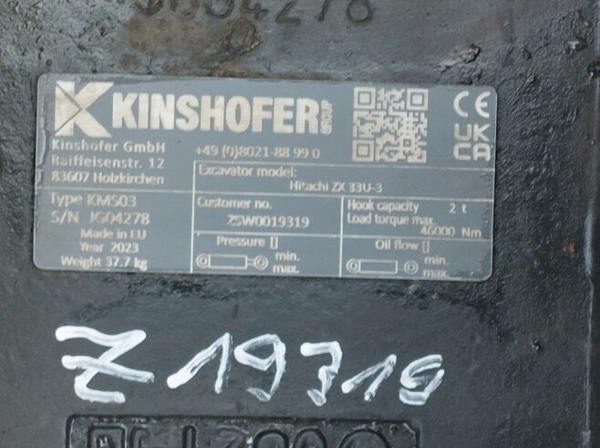 Kinshofer Mech. Schnellwechsler MS03