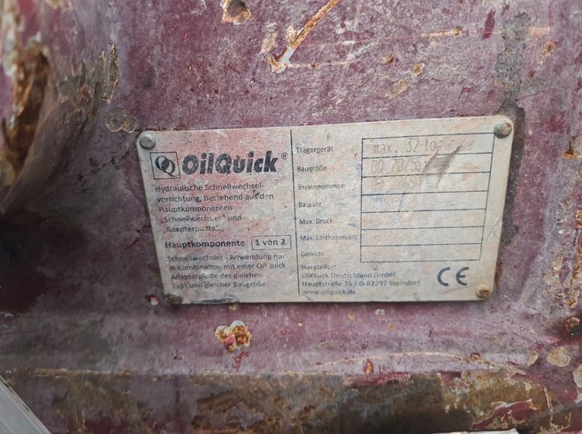 OilQuick Vollhydr. Schnellwechsler OQ70-55
