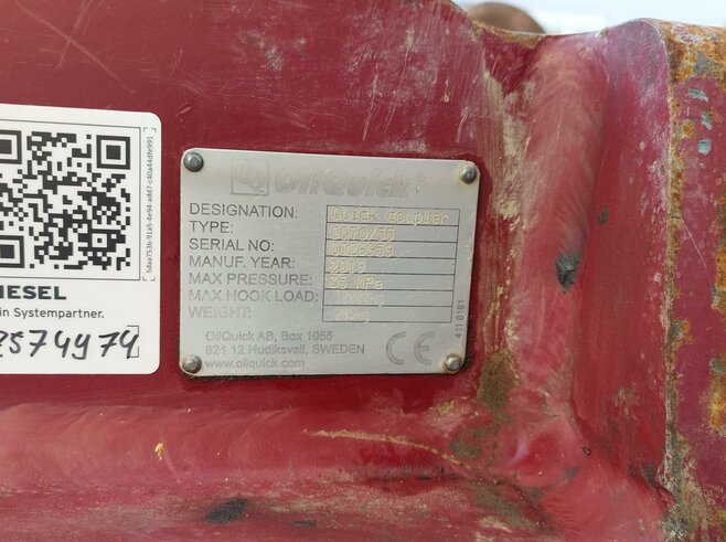 OilQuick Vollhydr. Schnellwechsler OQ70-55