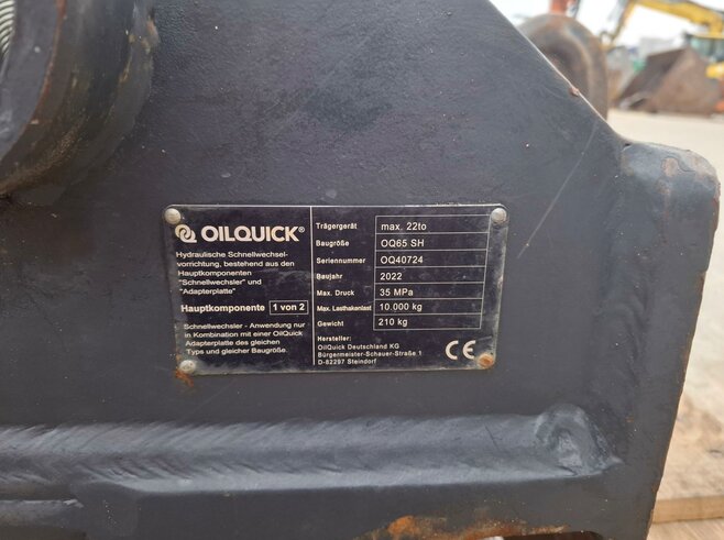 OilQuick VOllhydr. Schnellwechsler OQ65