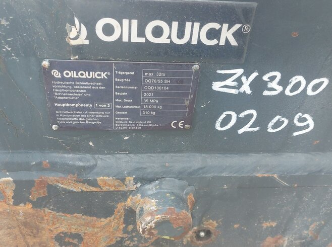 OilQuick Vollhydraulischer Schnellwechsler OQ70-55
