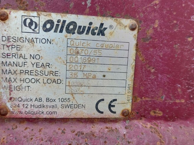 OilQuick Vollhydr. Schnellwechsler OQ70-55