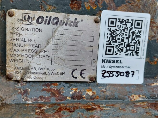 OilQuick Vollhydr. Schnellwechsler OQ70-55