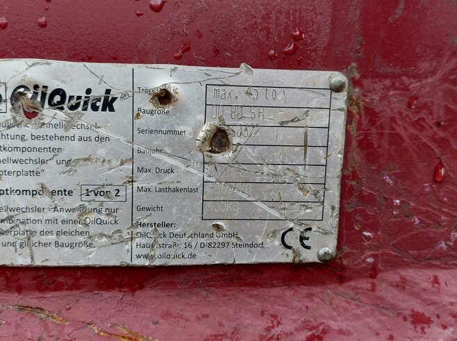 OilQuick Vollhydr. Schnellwechsler OQ80