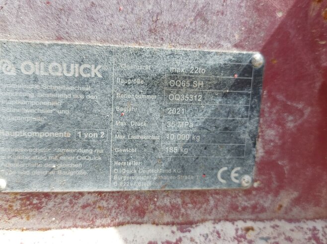 OilQuick Vollhydr. Schnellwechsler OQ65