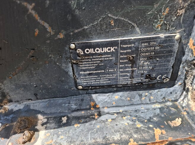 OilQuick vollhydr. Schnellwechsler OQ70-55