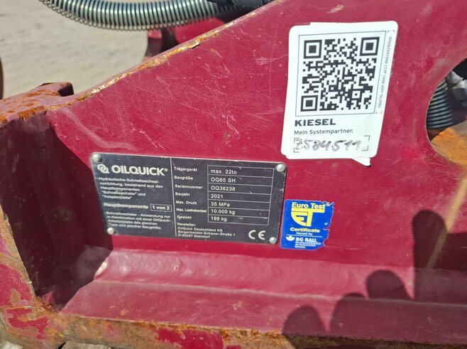 OilQuick vollhydr. Schnellwechsler OQ65