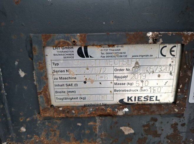 LRT Radlader Schnellwechsler Volvo KL. 4