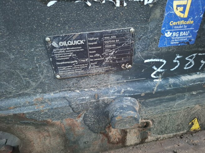 OilQuick vollhydr. Schnellwechsler OQ70-55