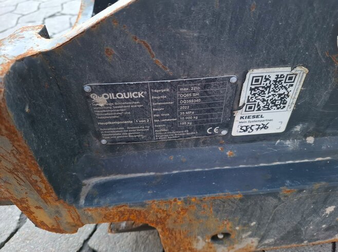 OilQuick Vollhydr. Schnellwechsler OQ65