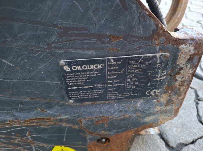 OilQuick Vollhydr. Schnellwechsler OQ45-5