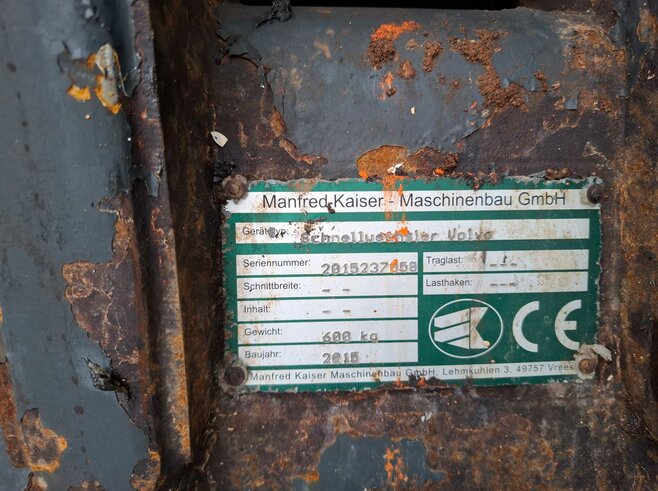 Kaiser Radlader Schnellwechsler L120-150