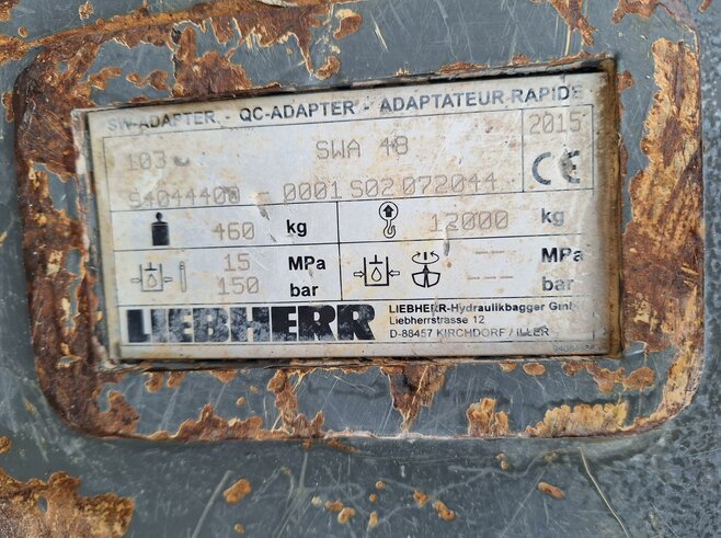 Liebherr Vollhydr. Schnellwechsler SW48 Likufix