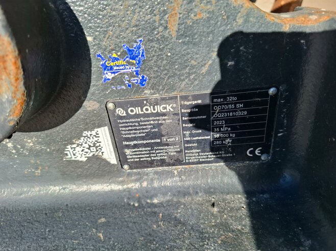 OilQuick Vollhydr. Schnellwechsler OQ70-55