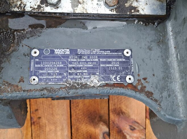 Wacker-Neuson Hydr. Schnellwechsler HS08