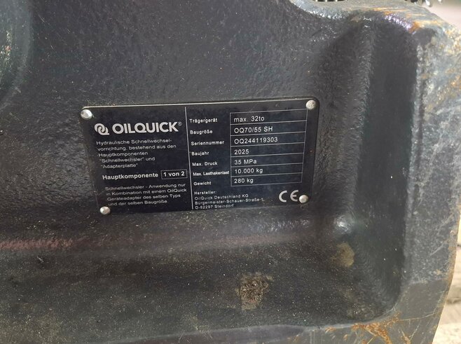 OilQuick Vollhydr. Schnellwechsler OQ70-55
