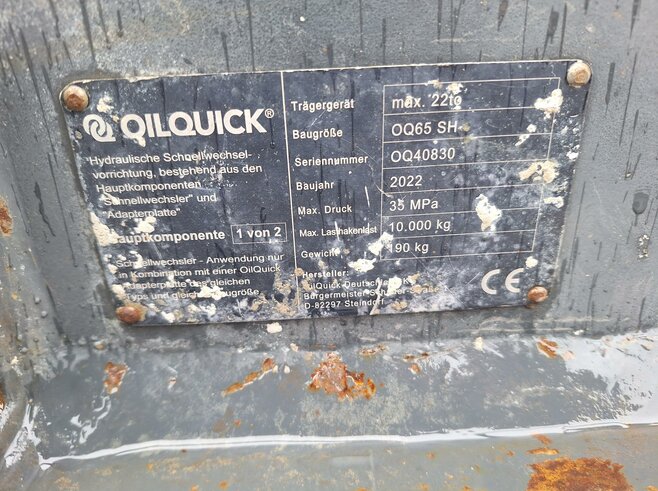 OilQuick Vollhydr. Schnellwechsler OQ65