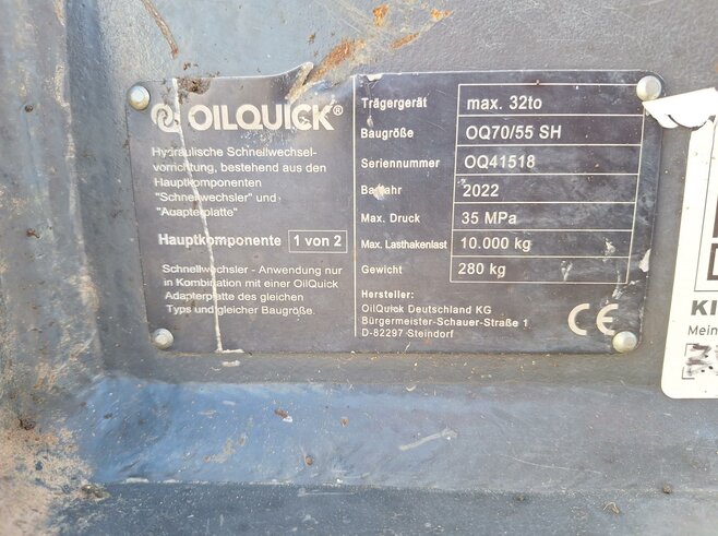 OilQuick Schnellwechsler OQ70-55