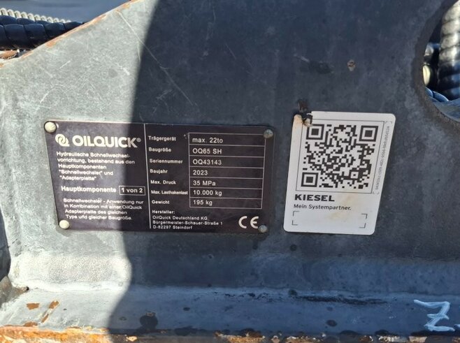 OilQuick Vollhydr. Schnellwechsler OQ65