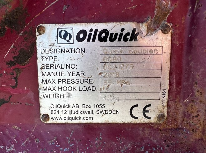 OilQuick Vollhydr. Schnellwechsler OQ80