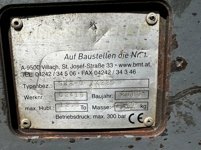 Baumaschinentechnik Hydraulischer Schnellwechsler SW2-Q