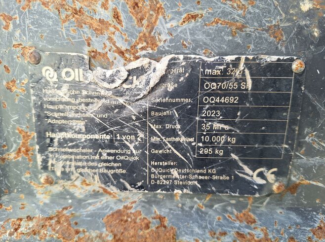 OilQuick Vollhydr. Schnellwechsler OQ70-55