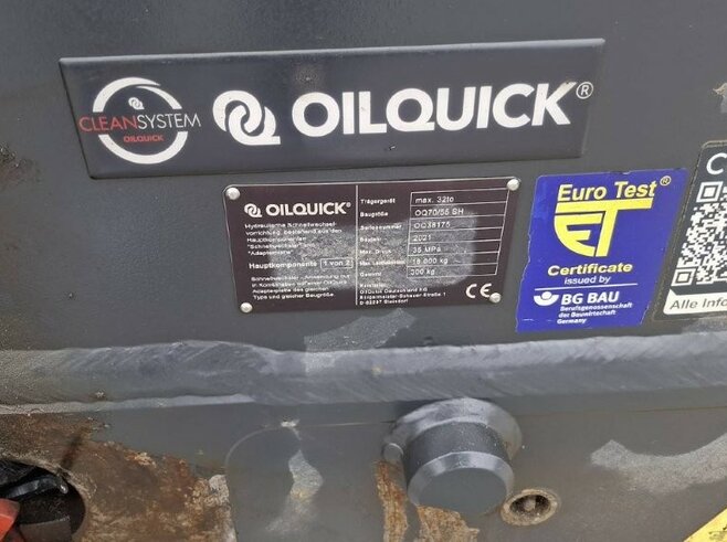 OilQuick Vollhydr. Schnellwechsler OQ70-55