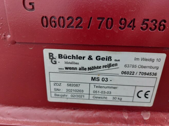 Büchler&Geiss Schraubadapter MS03