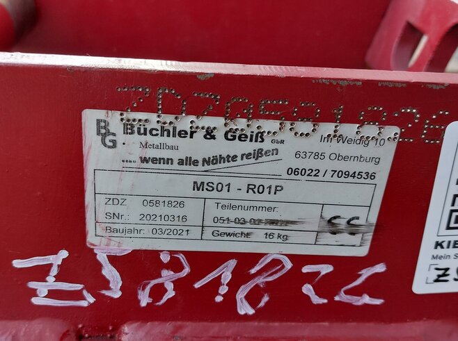 Büchler&Geiss Schraubadapter MS03