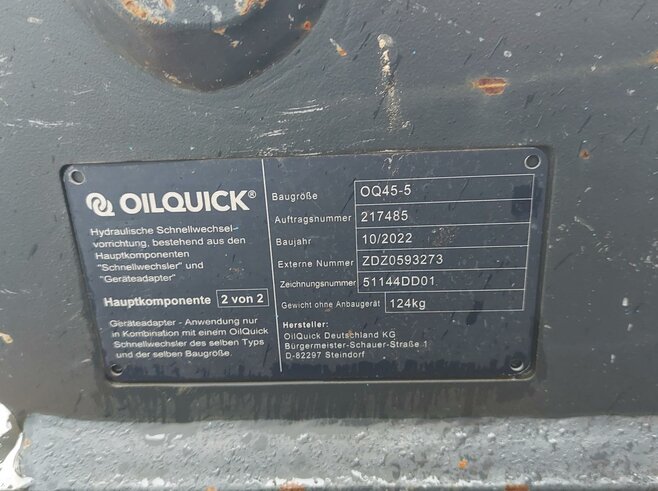 OilQuick Schraubadapter OQ45-5