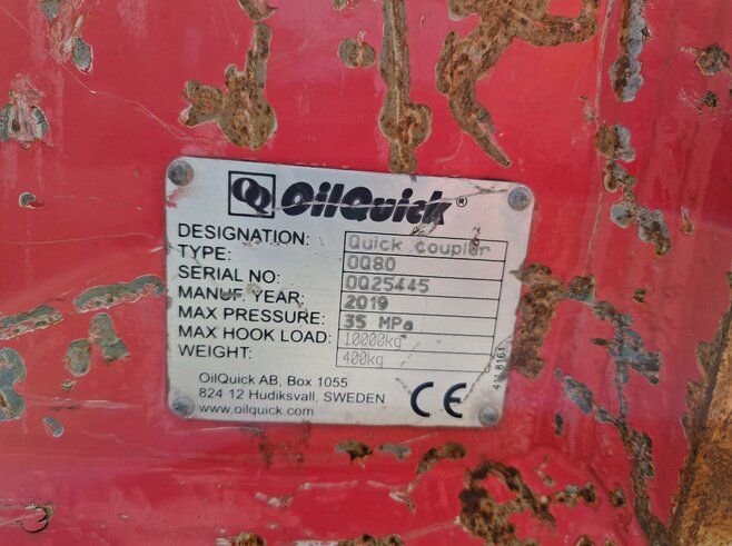 OilQuick vollhydr.Schnellwechsler OQ80