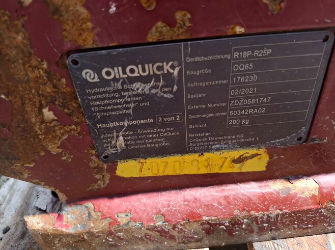 OilQuick Schraubadapter OQ65