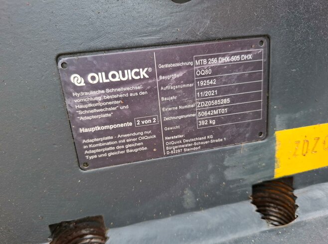OilQuick Schraubadapter OQ80