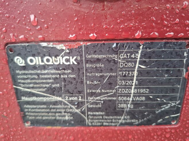 OilQuick Schraubadapter OQ80