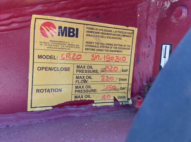 MBI Abbruchzange CR20
