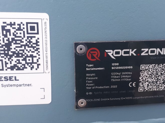 Rockwheel Screener, Sieblöffel RS1200, OQ65