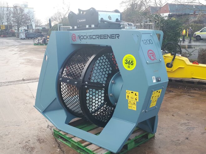 Rockwheel Screener, Sieblöffel RS1200, OQ65