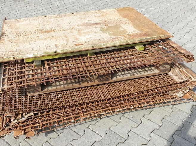 Rubbel Master RM100GO, Siebbeläge / Ersatzteile