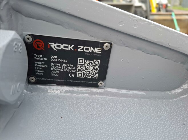 Rockwheel Anbaufräse D20