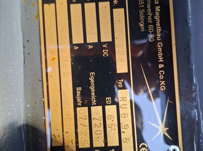 Evertz Magnetplatte Rub 9,5