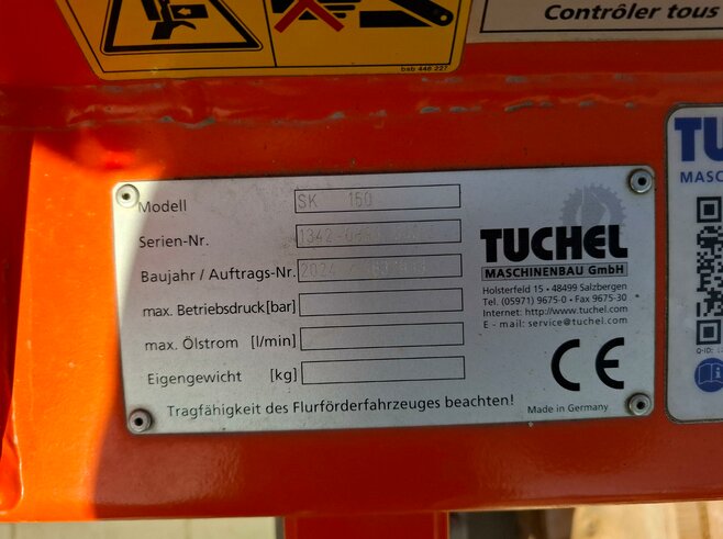 Tuchel Schneeräumschild SK-F-1500