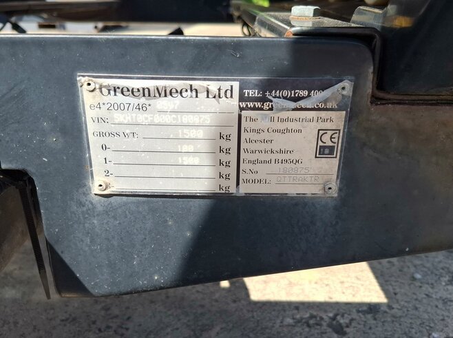 GreenMech Quadtrak Häcksler 160D