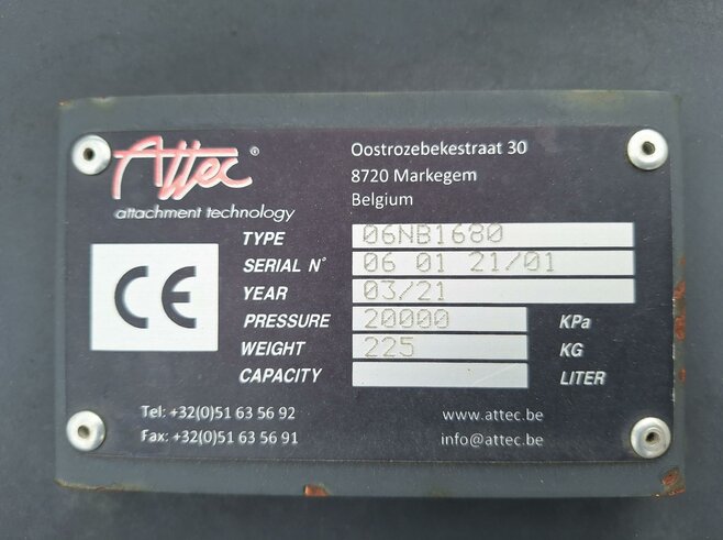 Attec Planierschild 1680mm